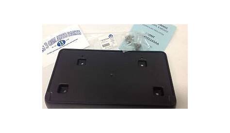 2011 2012 2013 Jeep Grand Cherokee Front License Plate mounting Bracket