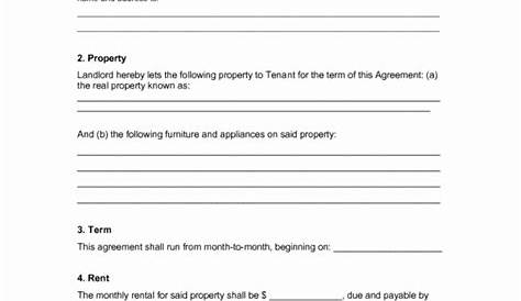 printable simple rv lot rental agreement