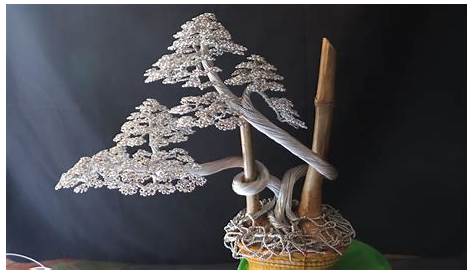 Bonsai Wire Tree Tutorial) Cara Membuat BONSAI DARI KAWAT yg indah