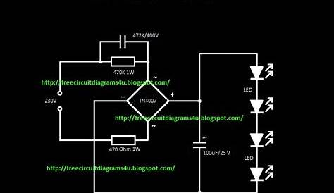 240v led circuit diagram