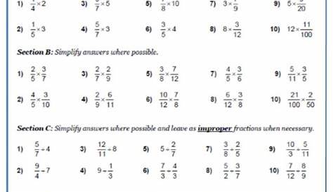 Multiplying and Dividing Fractions | Dividing fractions worksheets