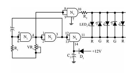 disco sound light circuit diagram