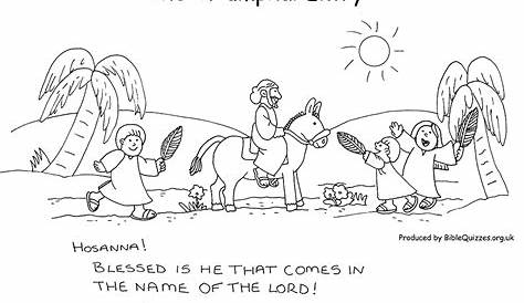 13 palm sunday coloring page to print - Print Color Craft