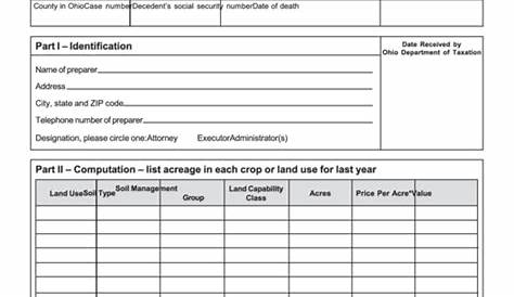 Property Tax Information Worksheets