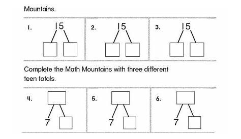 mountain math 2nd grade worksheet