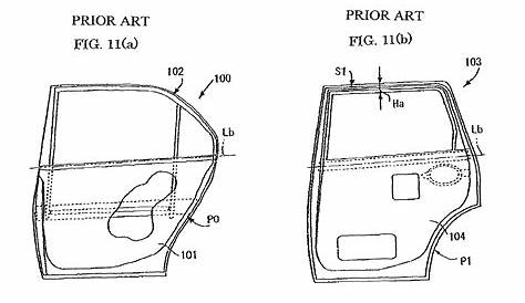 Patent US8042859 - Structure of car door - Google Patents