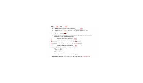 gene mapping worksheets answer key