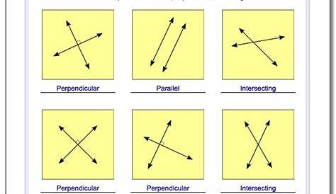 parallel and perpendicular lines worksheets with answers