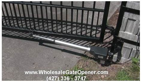 Gate Opener: Solar Sliding Gate Opener