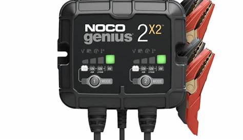 Noco Genius 2X2 Batterioplader til 6V og 12V 4000mA
