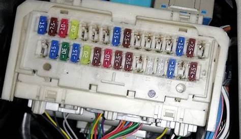 Fuse box diagram Toyota Prius 20 and relay with assignment and location