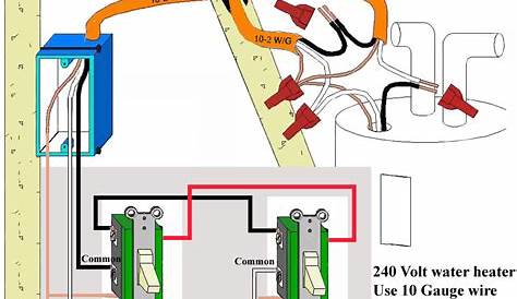 240v electric heat wiring diagram