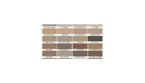 Polyblend Grout Color Chart