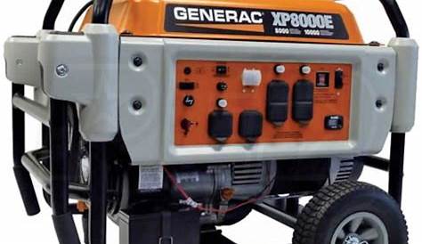 Generac XP8000E - 8000 Watt Electric Start Professional Portable
