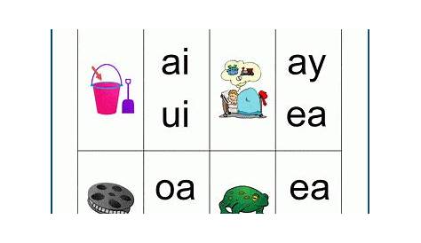 Vowel Digraph Worksheets for Preschool and Kindergarten | K5 Learning