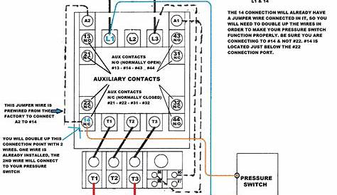 wiring a square d pressure switch