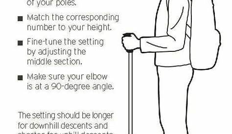 Trekking Pole Height Adjustment Walking Poles, Walking Sticks, Outdoor