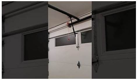 How to manually lock a garage door. - YouTube