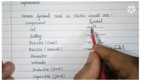 Electric circuit, Circuit diagram, Symbols. - YouTube