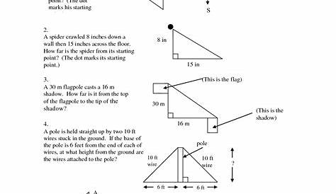 pythagorean theorem worksheets kuta