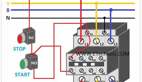2 pole lighting contactor wiring diagram