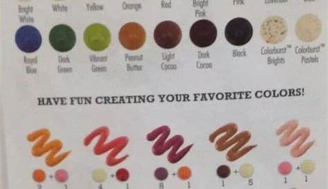 wilton candy melts color chart