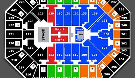 T Mobile Arena Seating Map With Seat Numbers