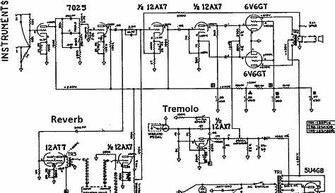 princeton reverb amp schematic