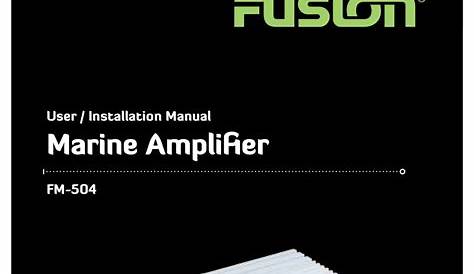 fusion marine amp wiring diagram