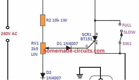 scr power controller circuit diagram