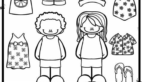 My Clothes Worksheet For Kindergarten - Worksheets