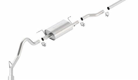 Borla Catback Exhaust Toyota Tacoma 4.0L V6 [S-Type] (05-12) Crew Cab