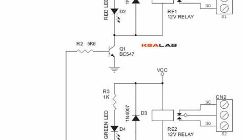 2 channel relay module schematic