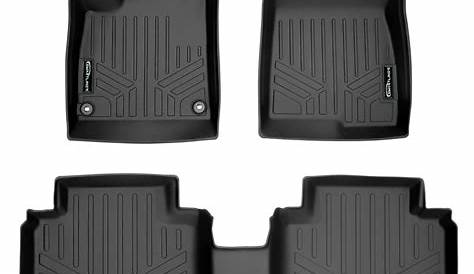 Smartliner Custom Fit Floor Mats Liner Set Black for 2018-2020 Honda