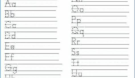 Handwriting Worksheets Maker | AlphabetWorksheetsFree.com