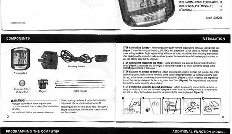 specialized bike computer manual