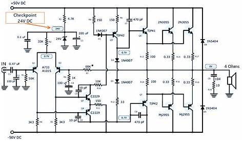 amplifier power supply schematic