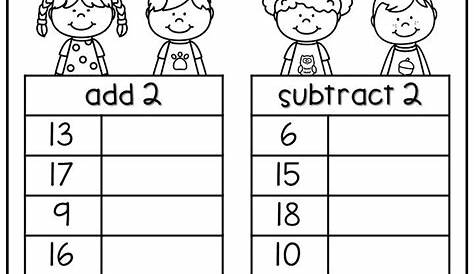 math worksheet for first graders