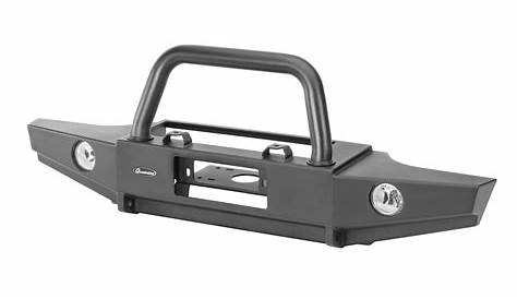 Quadratec Winch Ready Bull Bar Front Bumper with Q9000 Self Recovery