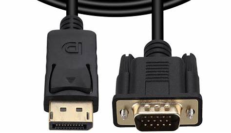 DP to VGA Adapter Cable, DisplayPort to VGA Monitor Cable 6FT, Male