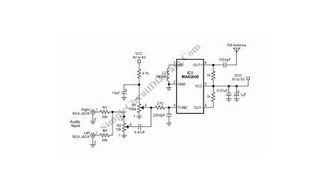 micro fm transmitter circuit diagram