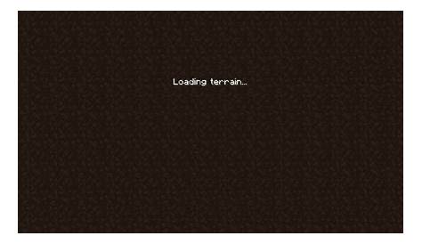 Stuck on "Loading Terrain" screen. - Java Edition Support - Support