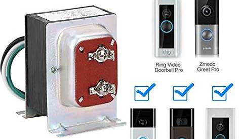 Doorbell Transformer Hardwired Door Chime Transformer Fit Ring Video