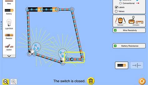 Circuit Construction Kit from PhET now works on iPads