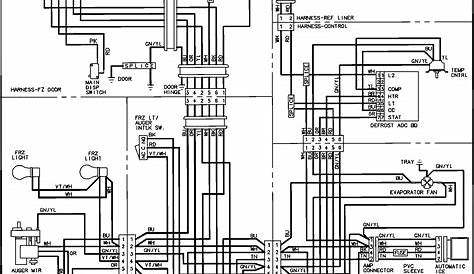 Refrigerator Wiring Circuit Diagram
