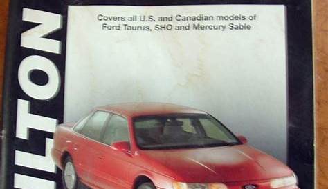 Buy Ford Taurus/Sable Repair Manual 1986-95 Repair Manual 26700 in Kyle