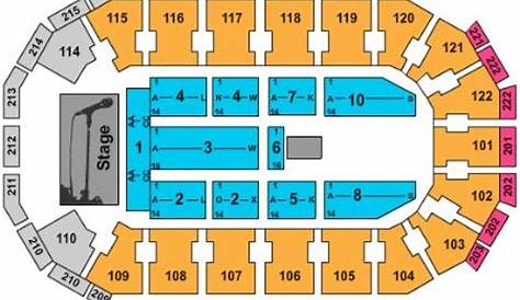 heb center seating chart
