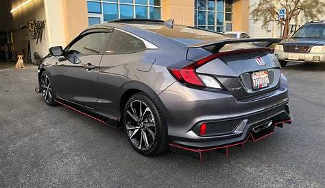 DownForceSolutions — 17’ - 20’ Honda Civic Si rear diffuser