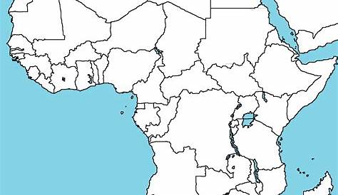 Printable Blank Map Of Africa - Printable Templates