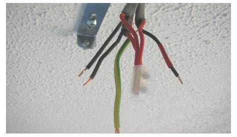How To Wire A Light Fitting With Multiple Cables